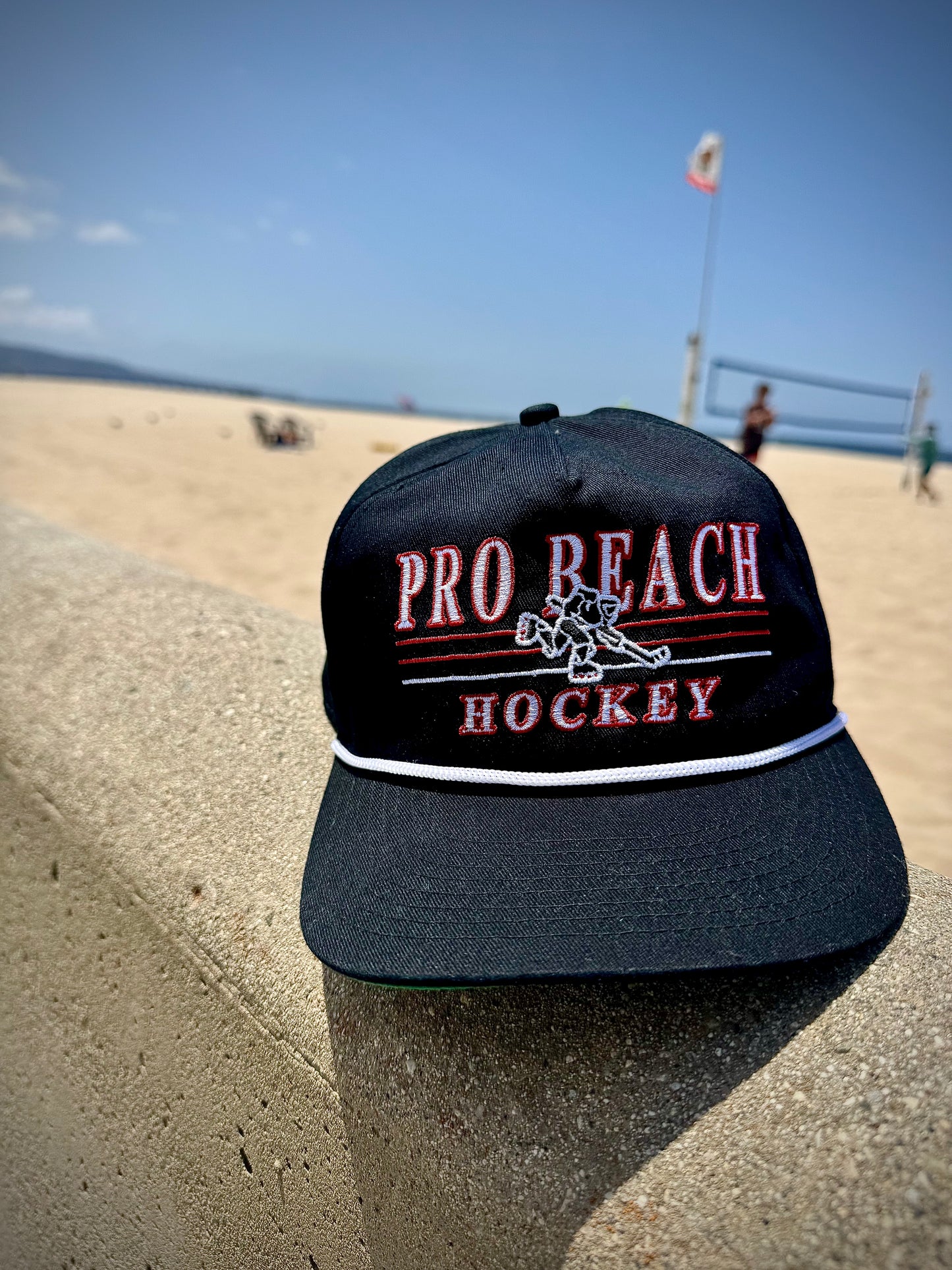 Pro Beach Hockey Black Snapback