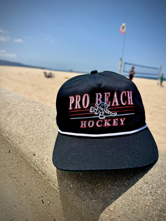 Pro Beach Hockey Black Snapback